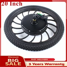 20 inch Hub Motor Ebike Front Wheel Electric Bicycle Motor Conversion Kit 48 V