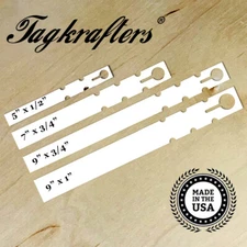 Wrap Around Plastic Nursery Garden Tree Labels Plant Tags WHITE- 4 SIZES