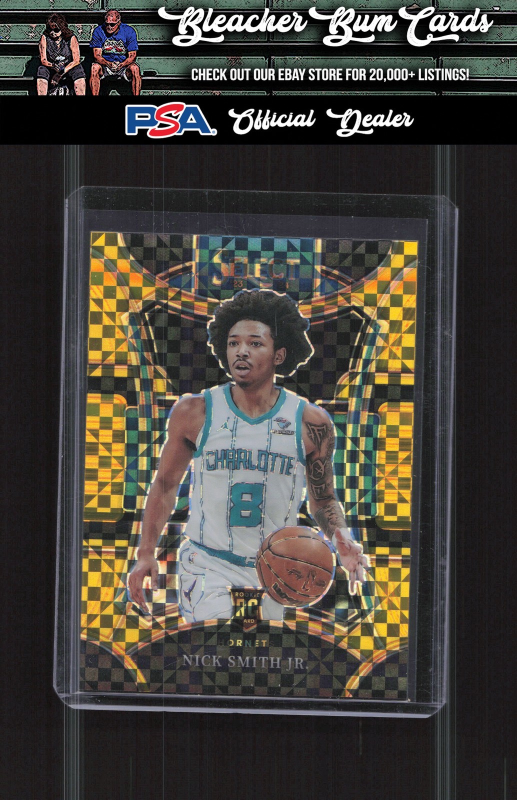 2023-24 Panini Select 310 Nick Smith Jr. Gold Prizms Rookie #/10