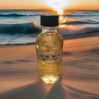 Le Male Elixir 16oz Body Oil Pure And Uncut