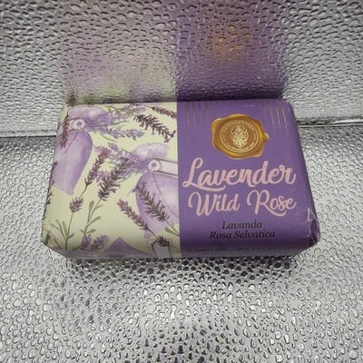 La Florentina Lavender Wild Rose bath soap, 9.7 oz./ 275 g, new, Made in Italy.