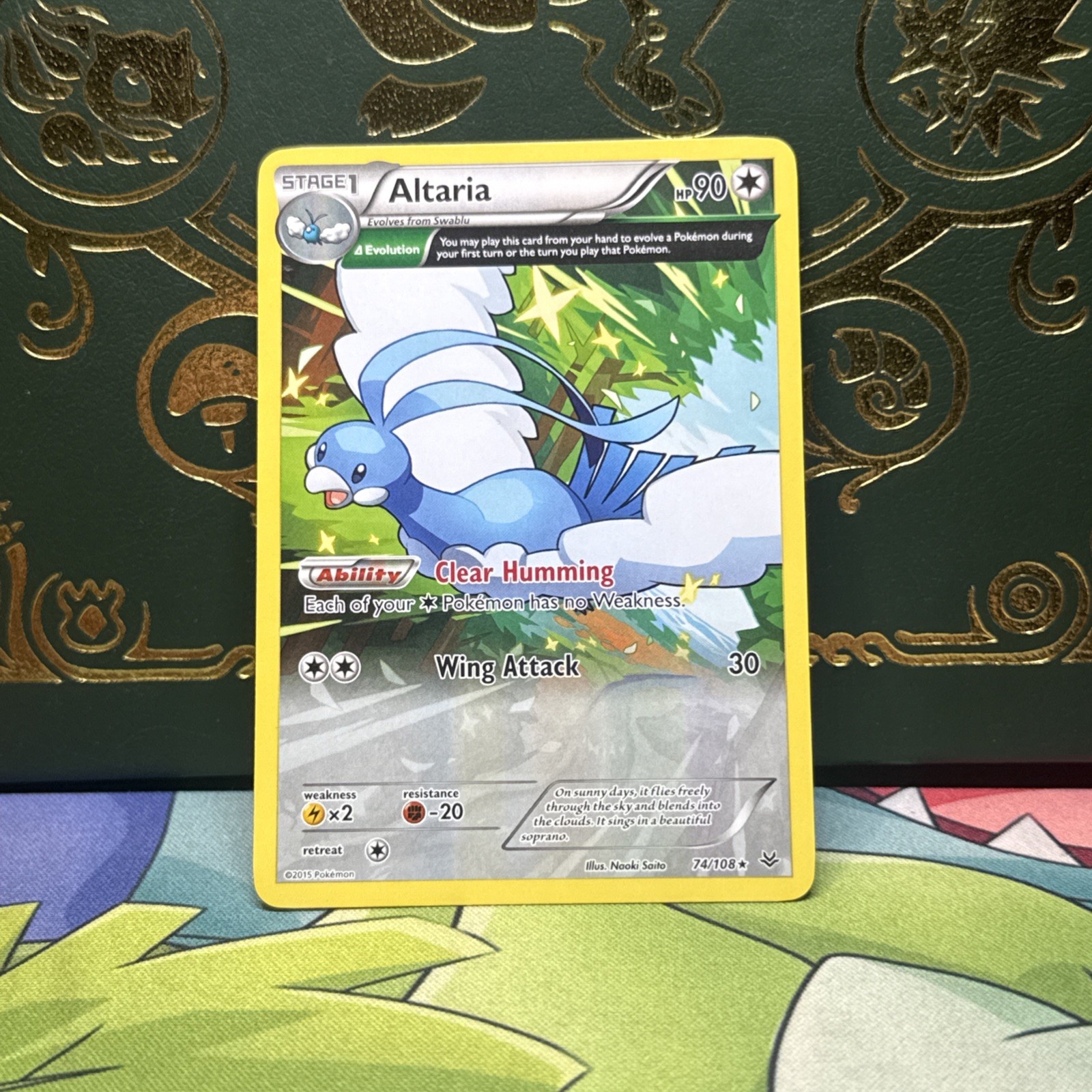 Altaria (74 Delta) Rare XY - Roaring Skies 74/108 NM