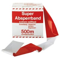 Faie Super Absperrband Rot/Weiß