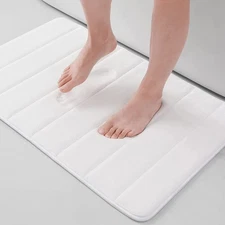 Buganda Memory Foam Bath Mat, 24 x 16, Ultra Soft and Non-Slip Bathroom Rugs,...