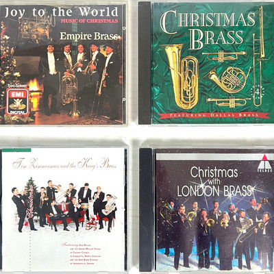 London Tim Zimmerman Kings Dallas Empire Brass 4 Christmas CD Lot Teldec 1988-94