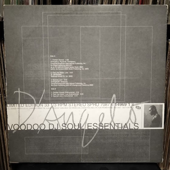 D'Angelo – Voodoo DJ Soul Essentials Vinyl Limited Edition Promo