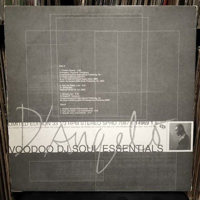 D'Angelo – Voodoo DJ Soul Essentials Vinyl Limited Edition Promo