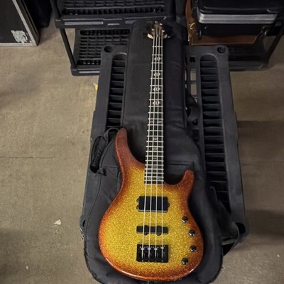 Washburn SHB 60 Electric Bass Guitar 4 String Solid Gold Right-Handed