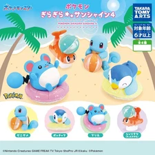 Pokemon Gira Gira Sunshine 4 Mini Figure Gashapon Complete Set TAKARA TOMY