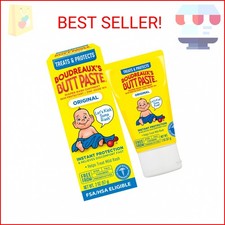 Boudreaux's Butt Paste Original Diaper Rash Cream, Ointment for Baby, 2 oz Tube