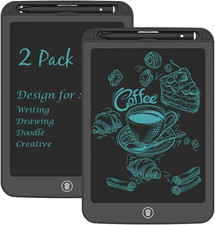 2 Pack  9.25 Inch LCD Writing Tablet Pad Ewriter Electronic Board and Memo Not