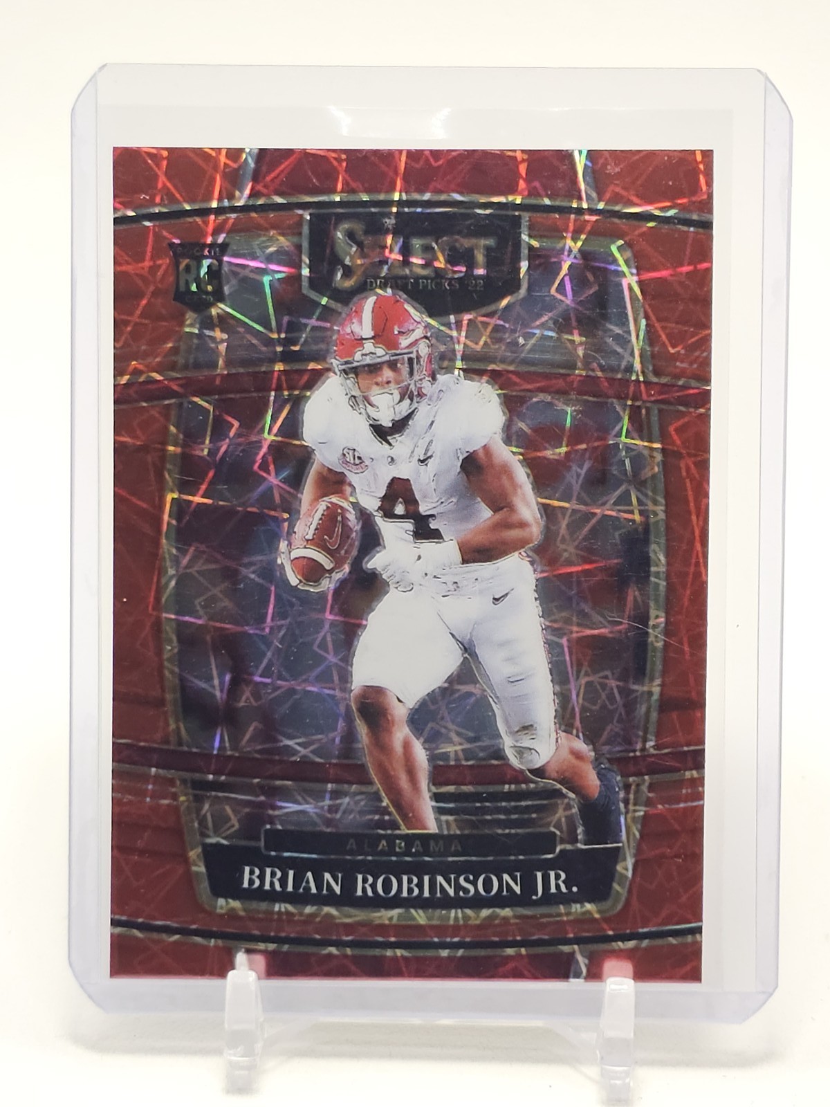 Brian Robinson Jr. Panini Select Draft Picks #84 Red Lazer