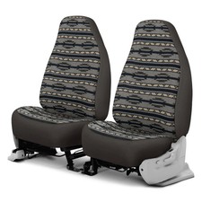 Dash Designs Southwest Sierra 1st Row Gray Custom Seat Covers