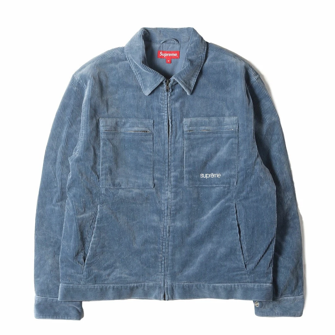 Veste Supreme Taille : M 21AW velours côtelé épais fermeture éclair complète travail (corduroy occasion BEEG 0