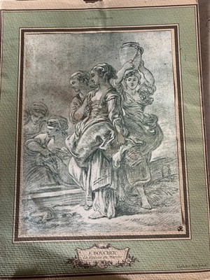   Bild Druck Boucher Le Retour Du Marche Collection Fitz Gerald