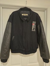 Vintage 1989 U2 Loves Comes To Town Tour BB King Crew Leather Jacket Men's Sz XL