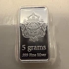 Scottsdale Mint 5g 999 Fine Silver Bullion Bar - In OMP