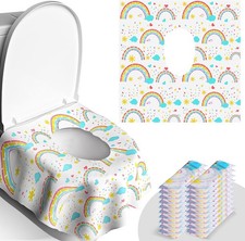 20 Pack Disposable Toilet Seat Covers - Extra Large, Waterproof - Toddler Potty