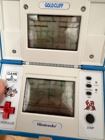 Nintendo Game & Watch Gold Cliff MV-64 Vintage 1988