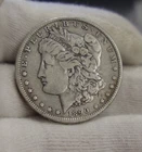 1890 US Morgan Dollar $1 Fine+