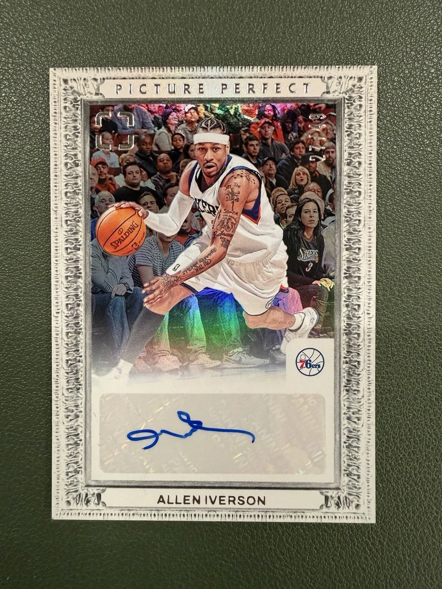 Panini Allen Iverson Basketball Autographed Sports Trading Cards