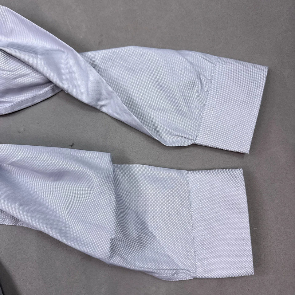 Jos A Bank Shirt Mens 16-34 Blue Gray 1905 Slim Fit Dress Office Work Suit - Image 4 of 4