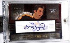 2001/02 BOWMAN CERTIFIED AUTOGRAPH NHL s# 33/50 #YSA-DL DAVID LEGWAND (em3)