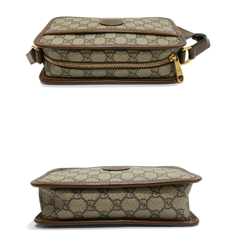 Gucci Interlocking G Shoulder Bag 658572 2067 GG Supreme Canvas