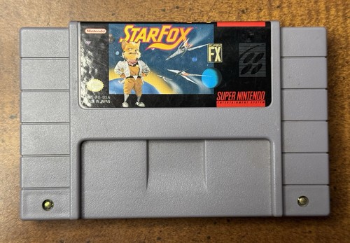 Star Fox (Super Nintendo SNES, 1993) Super FX Cartridge Only - Picture 7 of 8