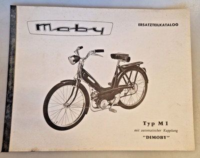 Motobecane-Moby Type M1 Orig. Moped Spare Parts Catalogue from 1971