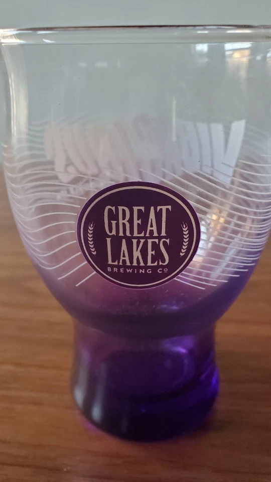 Difícil de Encontrar Great Lakes Brewing Doble IPA Cerveza Tulipán Vaso Cleveland NUEVO Foto 4 de 4