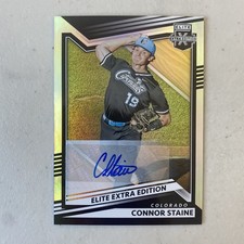 2022 Panini Elite Extra Edition Signatures Connor Staine #146 Auto