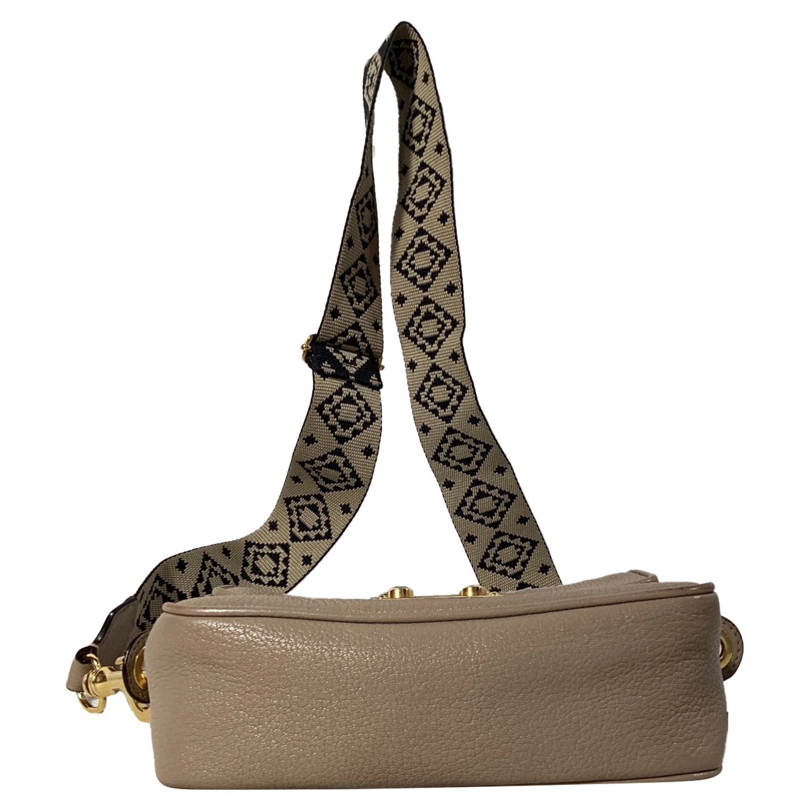 Borsa a tracolla Miu Miu Madras in pelle donna beige S