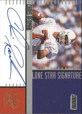 2000 Stadium Club Lone Star Signatures #LS16 Chris Redman Auto Card Cardinals