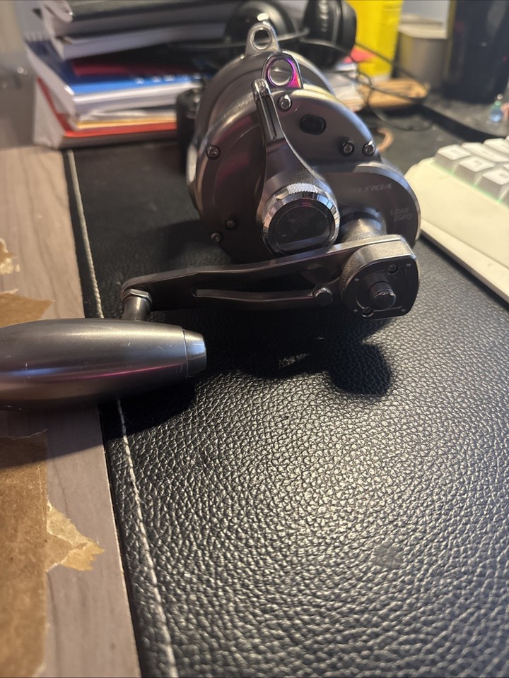 Moulinet Daiwa Saltiga LD60 2 Vitesses - Pêche En Mer, Droite, Aluminium