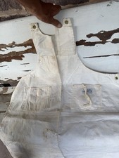 Vintage Apron Men  s Work Wear With Tags Stained SHIPS FREE IN THE USA