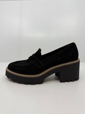 DV Dolce Vita Women's Temecula Loafer Size 8.5 Black Faux Suede.