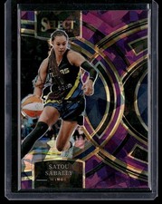 2024 Panini Select WNBA #197 Satou Sabally Prizms Purple Ice #/149