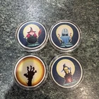Lot Of 4x 1 oz Silver Colorized Round - APMEX Halloween Trick Treat