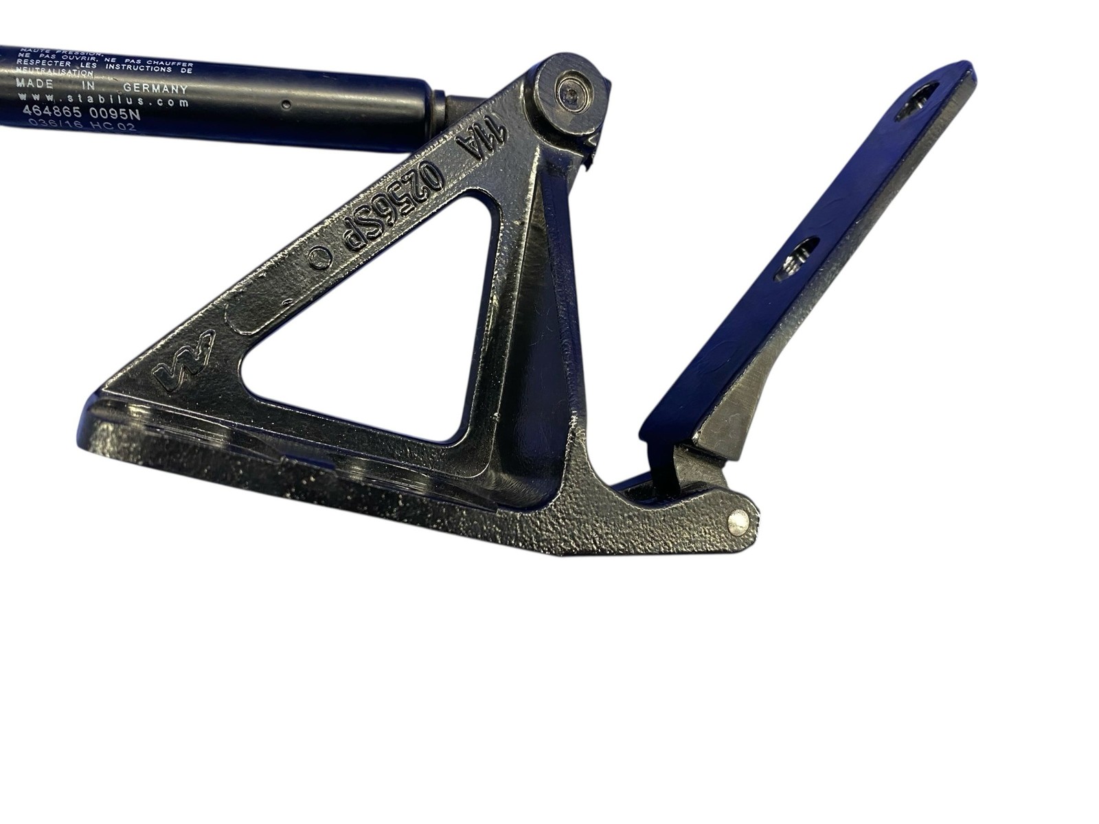 2015-2017 MCLAREN 650S REAR LEFT RIGHT ENGINE COVER SUPPORT HINGE BRACKET /SHOCK