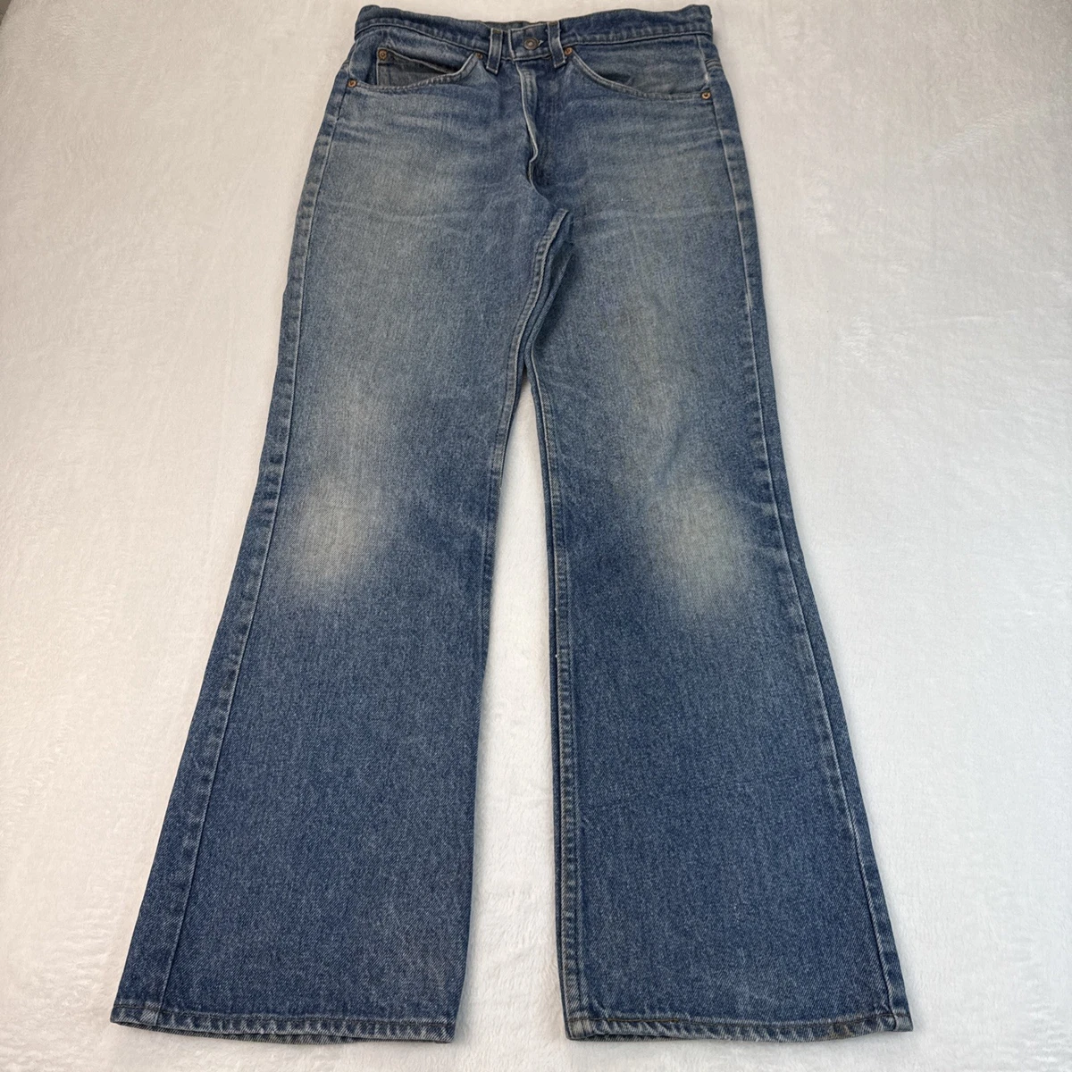 パンツ Made in USA 1990s Levi's 517 flare denim Vintage Levi's 517 Flare Jeans: 90s Light Wash Denim, Waist 31 - Etsy