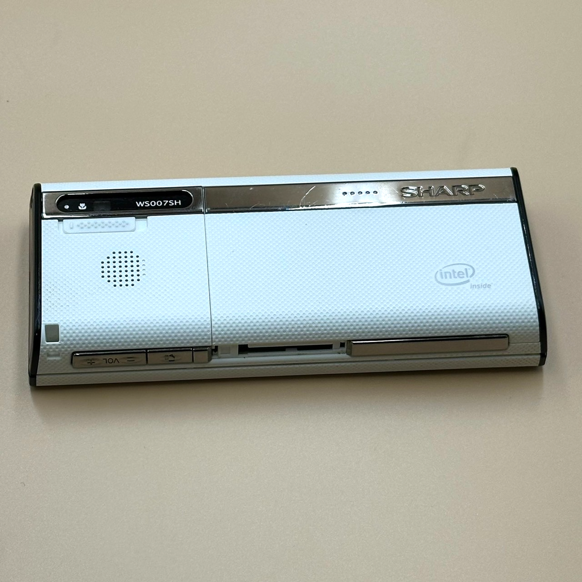 Sharp WS007SH W-ZERO3 White Willcom Windows Mobile Smartphone