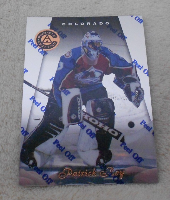 Patrick Roy 1997-98 Pinnacle Certified BASE #2 Avalanche HOF