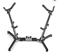 Hamilton KB7022 System X Alto/Tenor Saxophone Stand - Double