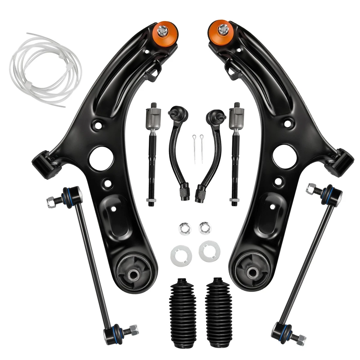 KEYOOG Set Bracci Di Controllo Anteriori Inferiori Con Snodo Sferico Per Hyundai Elantra 2011-2016 E Veloster 2012-2017 (OEM 545003X000)