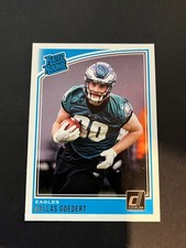 2018 Panini Donruss Rated Rookie Card #347 Dallas Goedert Philadelphia Eagles Rc. rookie card picture