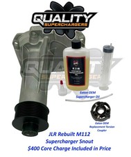 Rebuilt Jaguar Land Rover Supercharger Snout 4.2 4.0 M112 Stock Pulley Rebuilt Jaguar Land Rover Supercharger Snout 4.2 4.0 M112 Stock Pulley