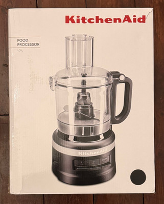 KitchenAid 5KFP0719BBM Küchenmaschine, 1,7 l, mattschwarz - NEU OVP