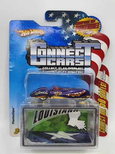 Phantastique™ Hot Wheels® Connect Cars™ LOUISIANA #18 of 50 1/64 Die-Cast - Picture 2 of 6
