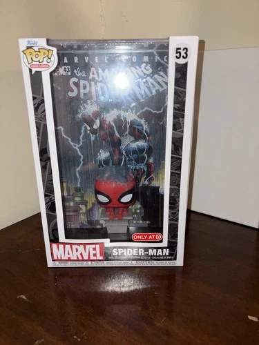 Funko Pop! Comic Book Cover with Case: Marvel  Spider-Man Target (Exclusive) #53